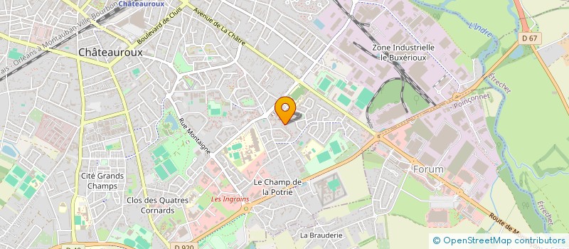 localisation de l'entreprise MONSIEUR ABDALLAH MOHAMED MOHAMED à CHATEAUROUX