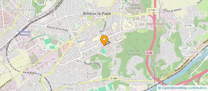 localisation de l'entreprise MONSIEUR ABDALLAH MOUNIR  RILLIEUX-LA-PAPE