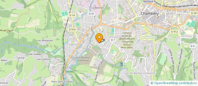 localisation de l'entreprise MONSIEUR ABDALLAH MOURCHIDI  LA MOTTE-SERVOLEX