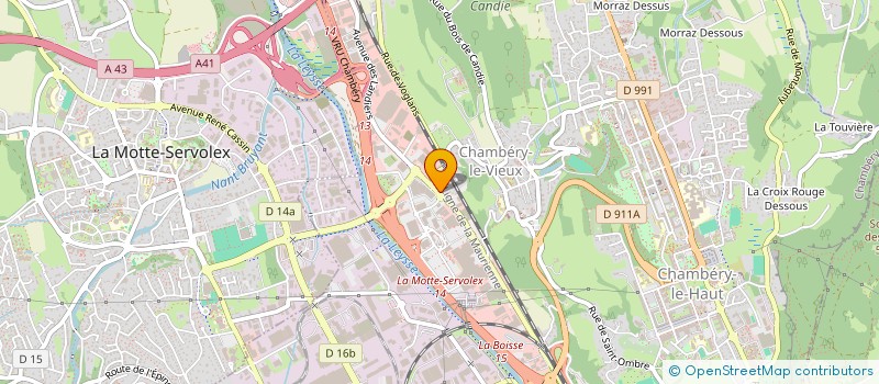 localisation de l'entreprise MONSIEUR ABDALLAH NAHOUI  CHAMBERY