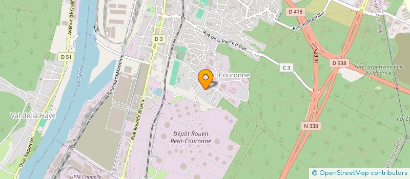 localisation de l'entreprise MONSIEUR ABDALLAH NEDJARI  PETIT-COURONNE