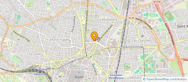 localisation de l'entreprise MONSIEUR ABDALLAH OMAR OSMAN à DIJON