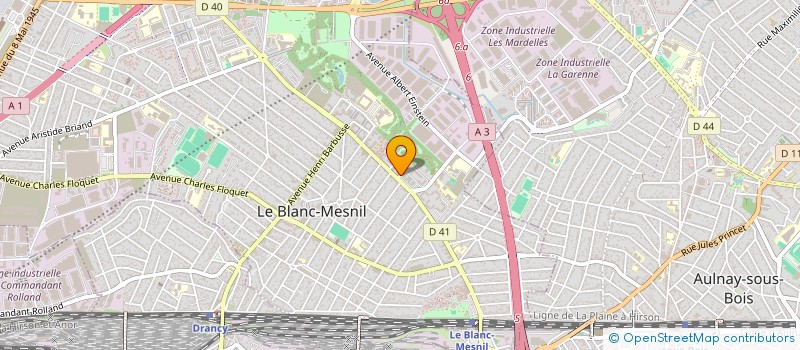 localisation de l'entreprise MONSIEUR ABDALLAH ORABI à LE BLANC-MESNIL