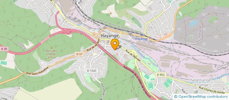 localisation de l'entreprise MONSIEUR ABDALLAH OUAKEF  HAYANGE