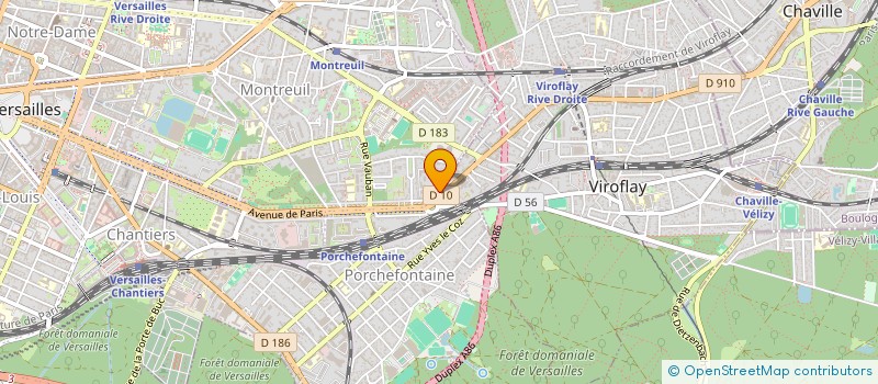 localisation de l'entreprise MONSIEUR ABDALLAH OUBAKH à VERSAILLES
