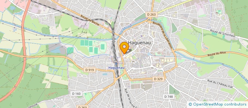 localisation de l'entreprise MONSIEUR ABDALLAH RAHMANI  HAGUENAU