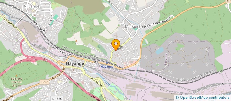 localisation de l'entreprise MONSIEUR ABDALLAH REBAI à HAYANGE