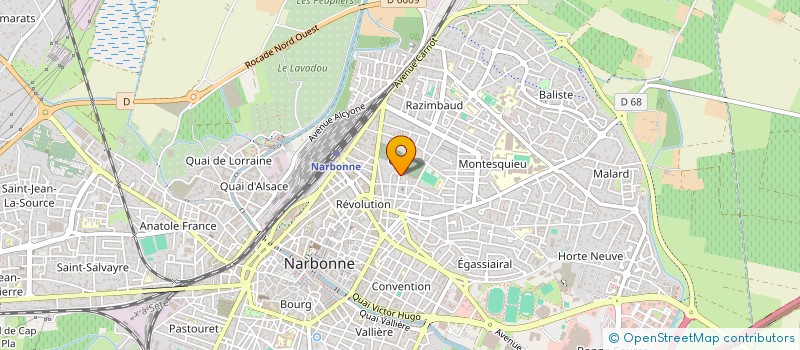 localisation de l'entreprise MONSIEUR ABDALLAH REHAIMI  NARBONNE