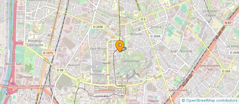 localisation de l'entreprise MONSIEUR ABDALLAH RITTAB  GRENOBLE