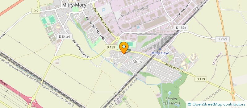 localisation de l'entreprise MONSIEUR ABDALLAH SEKKAR  MITRY-MORY