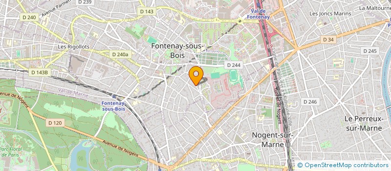 localisation de l'entreprise MONSIEUR ABDALLAH TAJER à FONTENAY-SOUS-BOIS