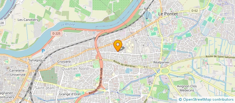 localisation de l'entreprise MONSIEUR ABDALLAH TOUZANI  LE PONTET