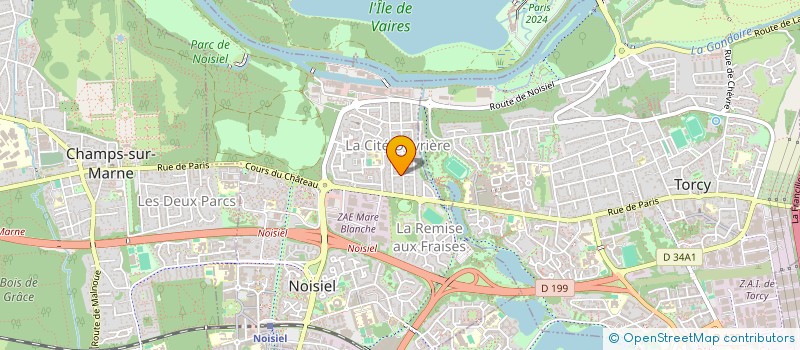 localisation de l'entreprise MONSIEUR ABDALLAH YAHIAOUI  NOISIEL