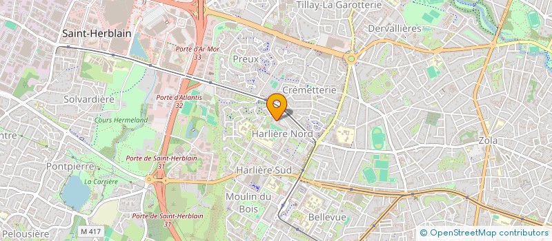 localisation de l'entreprise MONSIEUR ABDALLAH YAHYA  SAINT-HERBLAIN