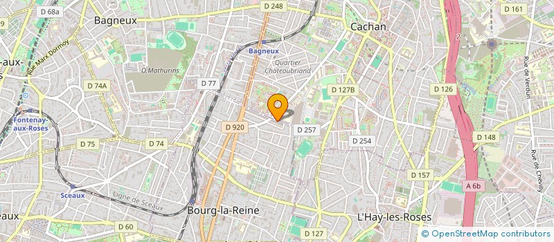 localisation de l'entreprise MONSIEUR ABDALLAH ZAHWA à BOURG-LA-REINE