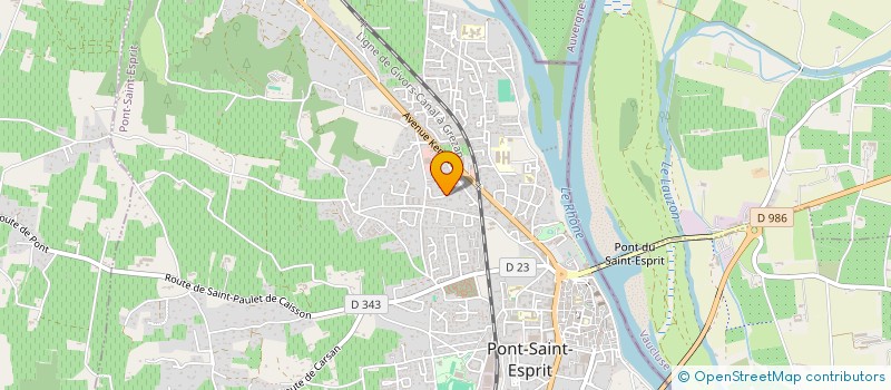 localisation de l'entreprise MONSIEUR ABDALLAH ZITOUN à PONT-SAINT-ESPRIT