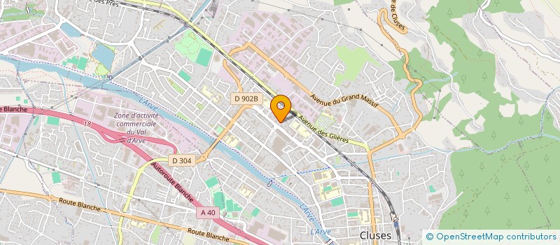 localisation de l'entreprise MONSIEUR ABDALLATIF EN-NAJJARI  CLUSES