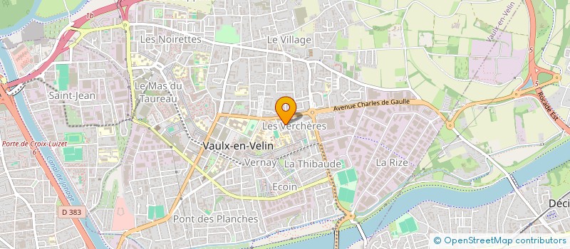 localisation de l'entreprise MONSIEUR ABDALLAYE FADIGA  VAULX-EN-VELIN