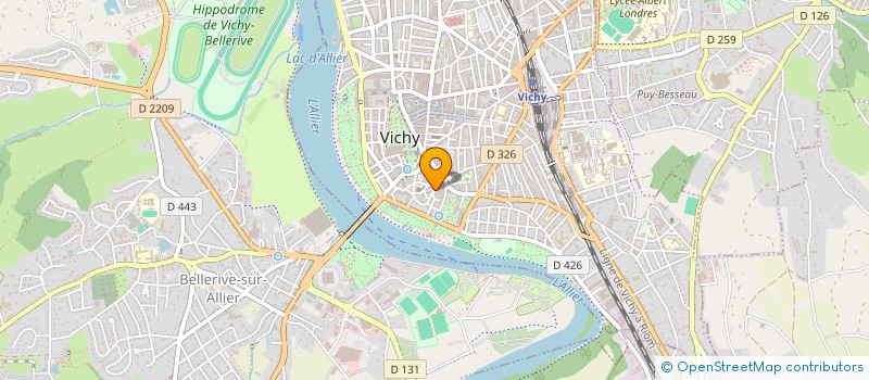 localisation de l'entreprise MONSIEUR ABDALRAHMAN ZAWIA à VICHY