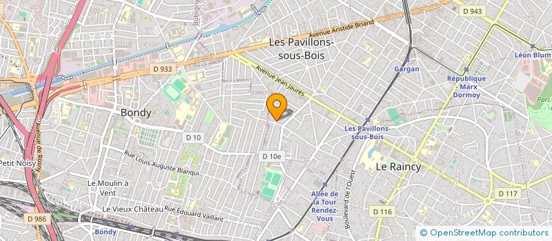 localisation de l'entreprise MONSIEUR ABDARAHIM BEZZAOUYA à LES PAVILLONS-SOUS-BOIS