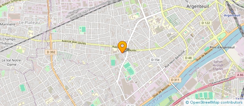 localisation de l'entreprise MONSIEUR ABDARAHMAN DABTI  ARGENTEUIL