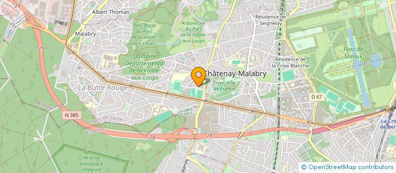 localisation de l'entreprise MONSIEUR ABDARAHMANE AKHO  CHATENAY-MALABRY