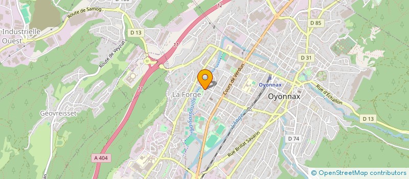 localisation de l'entreprise MONSIEUR ABDARAHMANE KHLIFA à OYONNAX