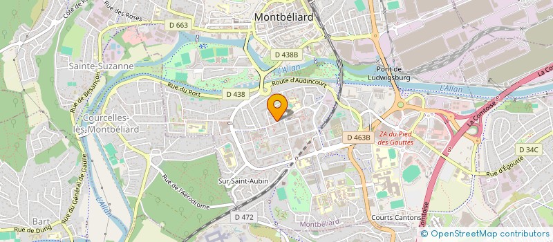 localisation de l'entreprise MONSIEUR ABDARRASSOUL NOUHAIR à MONTBELIARD