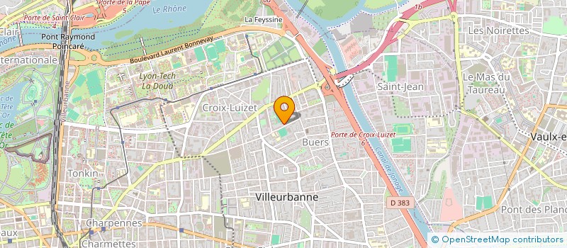 localisation de l'entreprise MONSIEUR ABDASSALAM AIBLU  VILLEURBANNE