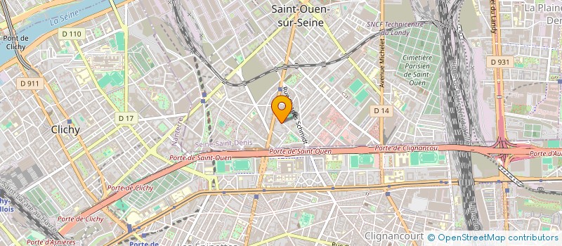 localisation de l'entreprise MONSIEUR ABDDERHAMANE LABIDI  SAINT-OUEN-SUR-SEINE