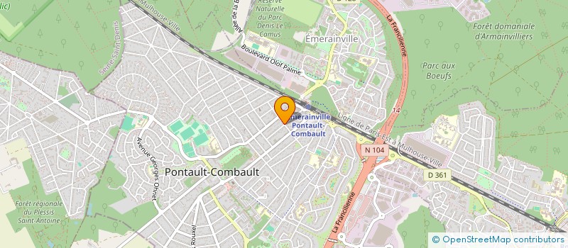 localisation de l'entreprise MONSIEUR ABDDOL BASIT MANNA à PONTAULT-COMBAULT