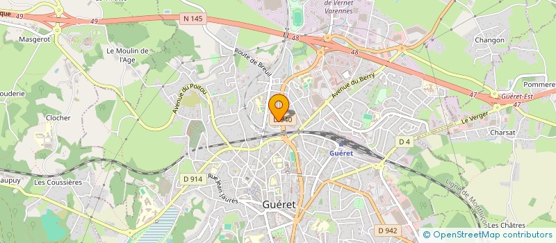 localisation de l'entreprise MONSIEUR ABDE-ERAZAQ OUTALEB  GUERET