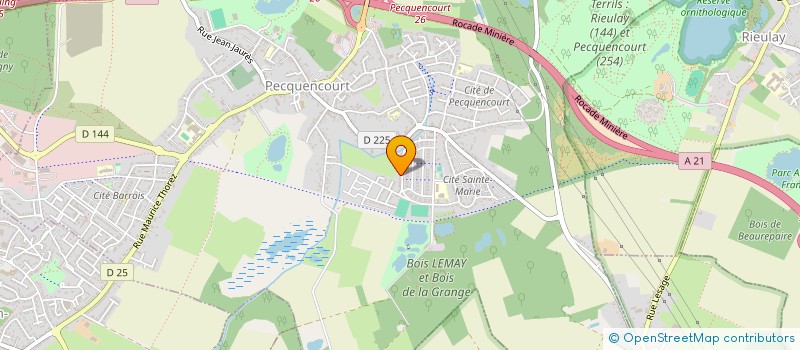 localisation de l'entreprise MONSIEUR ABDE HAFIDE BENDJELTI  PECQUENCOURT