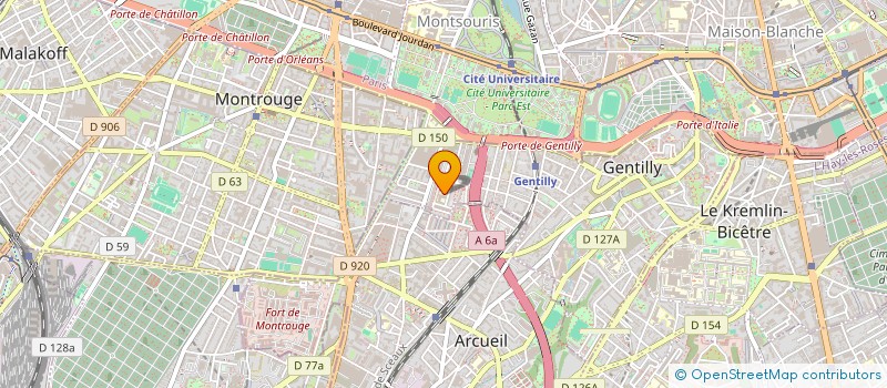 localisation de l'entreprise MONSIEUR ABDE LAROUSSI à GENTILLY