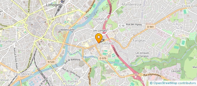 localisation de l'entreprise MONSIEUR ABDEEQ ABDI MOHAMED à LIMOGES