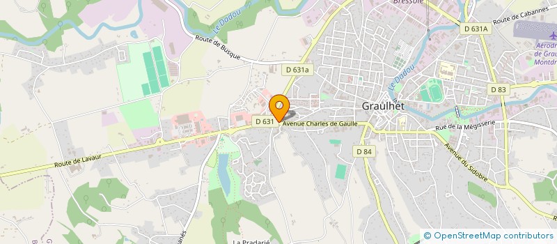 localisation de l'entreprise MONSIEUR ABDEKA DERRI  GRAULHET