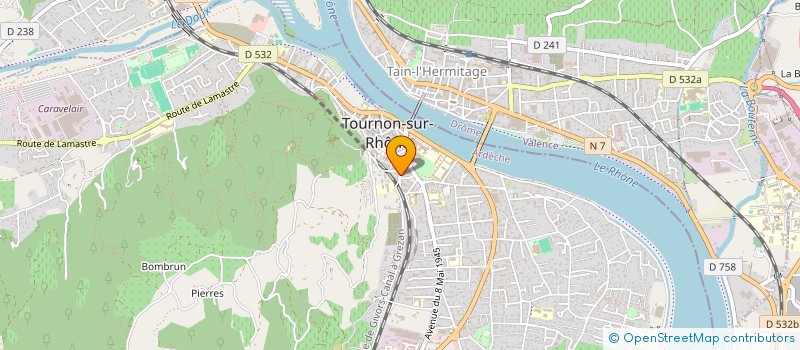 localisation de l'entreprise MONSIEUR ABDEL AADIM FOULANI à TOURNON-SUR-RHONE