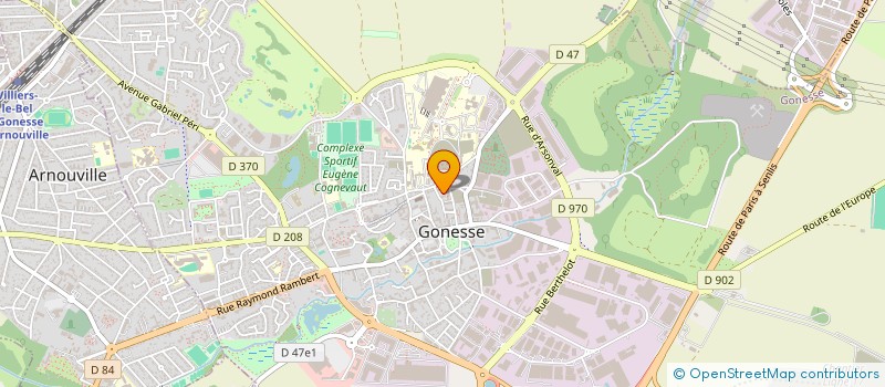 localisation de l'entreprise MONSIEUR ABDEL ABIL à GONESSE