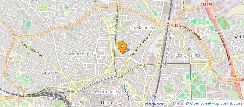 localisation de l'entreprise MONSIEUR ABDEL ADEL AHMED DAHIMENE  DIJON