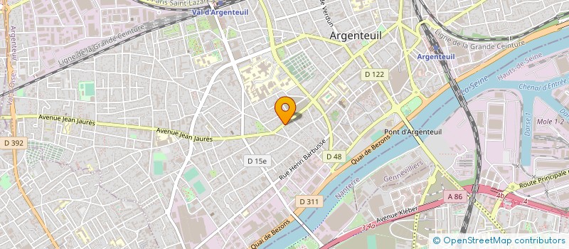 localisation de l'entreprise MONSIEUR ABDEL AIT-MEDDOUR  ARGENTEUIL