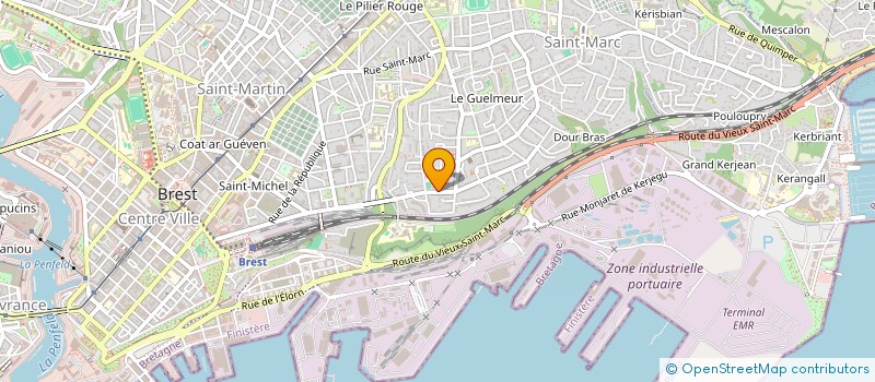 localisation de l'entreprise MONSIEUR ABDEL ALDIMASSI  BREST