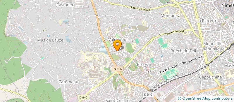 localisation de l'entreprise MONSIEUR ABDEL-ALI CHAHLAL  NIMES