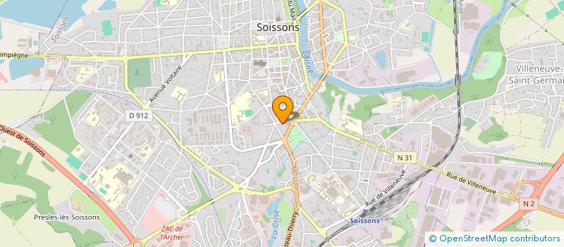 localisation de l'entreprise MONSIEUR ABDEL-ALI ITTAH à SOISSONS