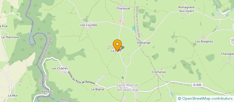 localisation de l'entreprise MONSIEUR ABDEL ALILI  SAINT-MARCEL-EN-MARCILLAT