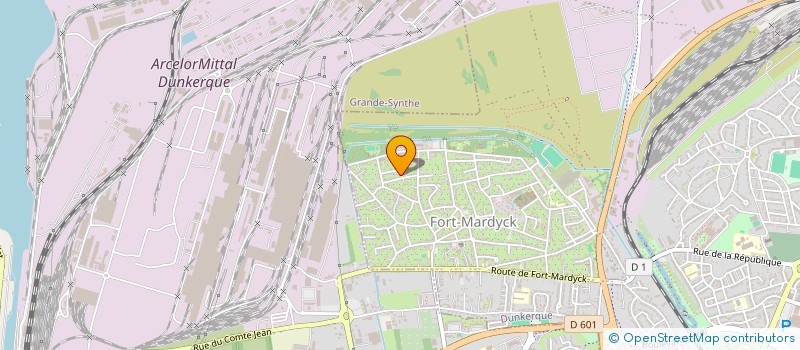 localisation de l'entreprise MONSIEUR ABDEL ALIM ELGHOUFIRI à DUNKERQUE