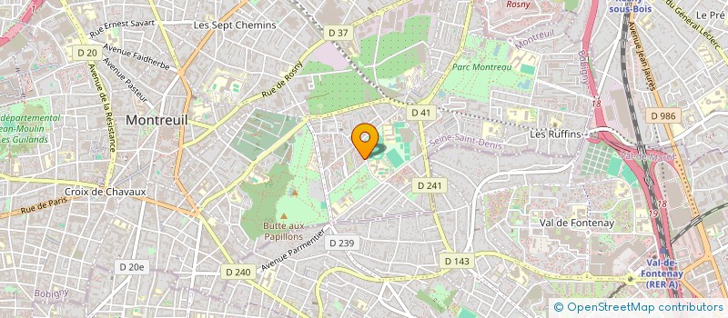 localisation de l'entreprise MONSIEUR ABDEL AMAMRA à MONTREUIL