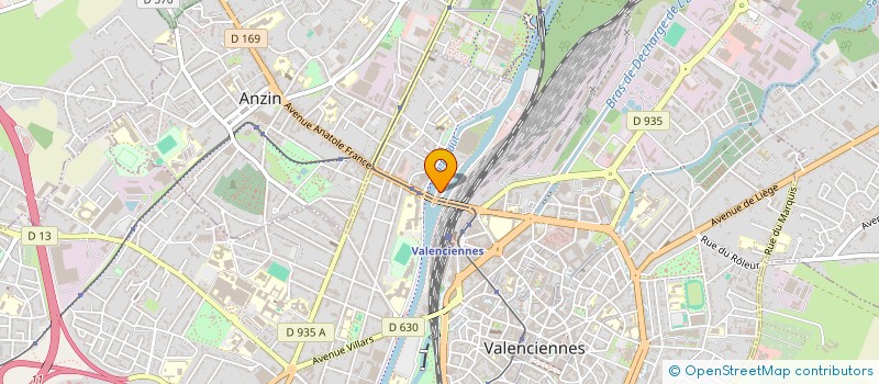 localisation de l'entreprise MONSIEUR ABDEL-AZIZ AITLAMAALEMAHMED à VALENCIENNES