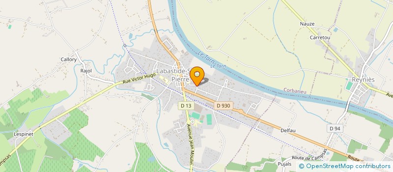 localisation de l'entreprise MONSIEUR ABDEL-AZIZ HASNAOUI à LABASTIDE-SAINT-PIERRE