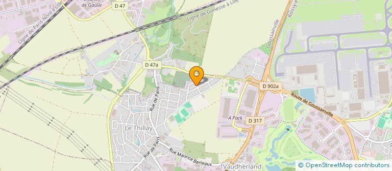 localisation de l'entreprise MONSIEUR ABDEL AZIZ HOUACINE  LE THILLAY