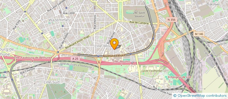 localisation de l'entreprise MONSIEUR ABDEL AZIZ YOUSSOUF IDRIS  LILLE